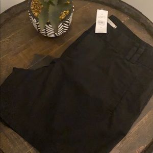 womens loft by ann taylor shorts black size 10 nwt
